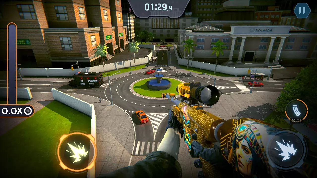 Modern Sniper 3d: Gun Shooting Captura de pantalla 2