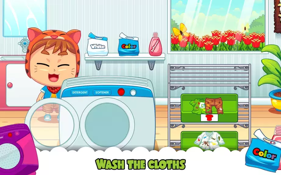 Marbel Laundry - Kids Game Скриншот 3