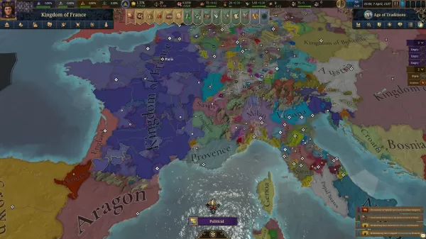 Europa Universalis V - Gameplay View
