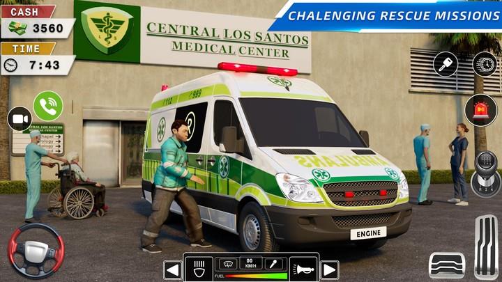 Rescue Ambulance American 3D スクリーンショット 3