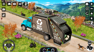 Trash Truck Games Simulator 3D スクリーンショット 2