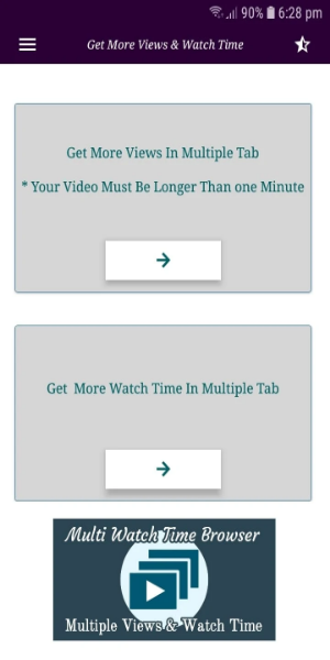 Multi Watch Time Browser Screenshot 1