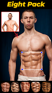 Six pack abs editor for Men Скриншот 1