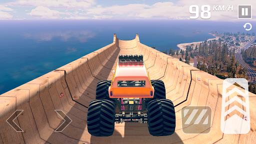 Monster Truck Mega Ramp Stunt Скриншот 2