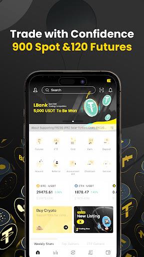 LBank - Buy Bitcoin & Crypto Captura de pantalla 1