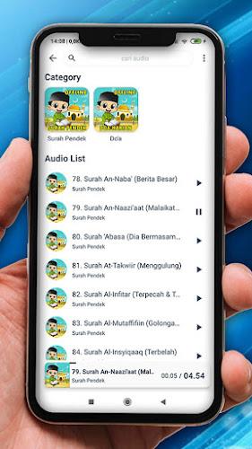 Surah Pendek Mp3 Offline Captura de pantalla 1
