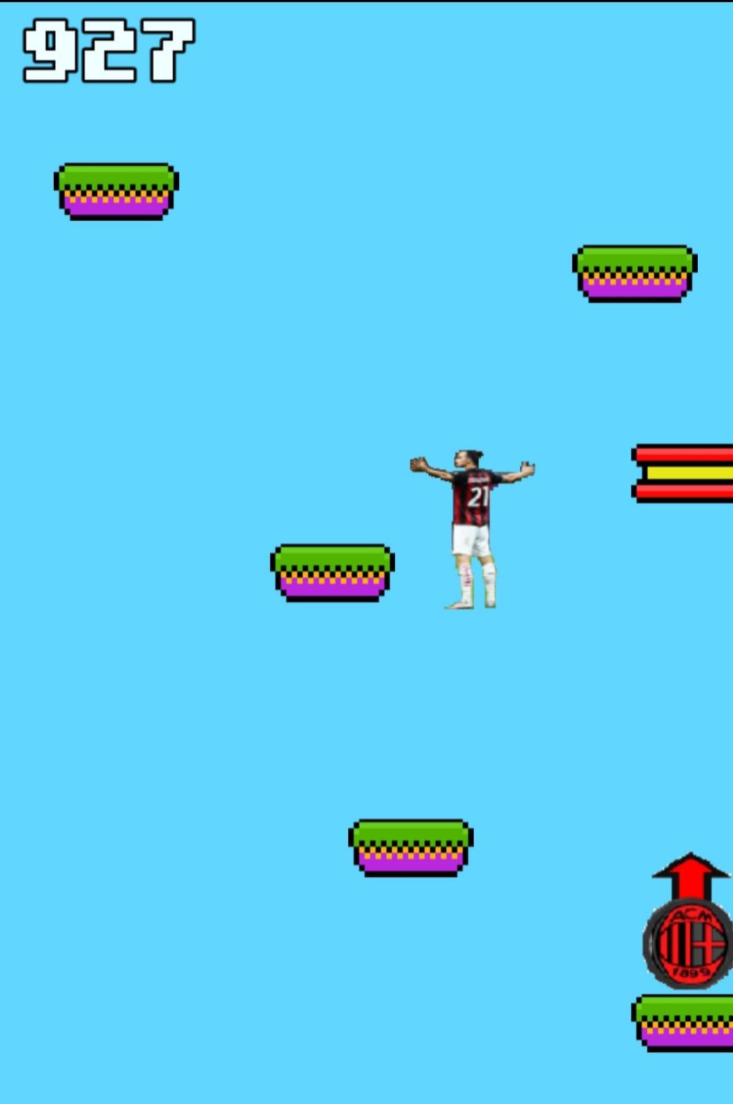 Doodle Zlatan Ibrahimovic Jump Screenshot 2