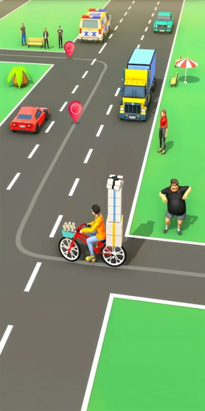 Paperboy Ticket Delivery Game應用截圖第3張