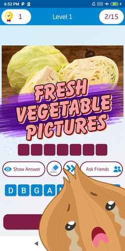 Guess the vegetable game應用截圖第4張