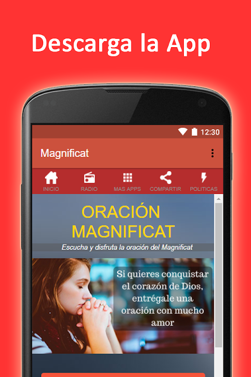 Oracion la magnifica en audio: El Magnificat Captura de pantalla 1
