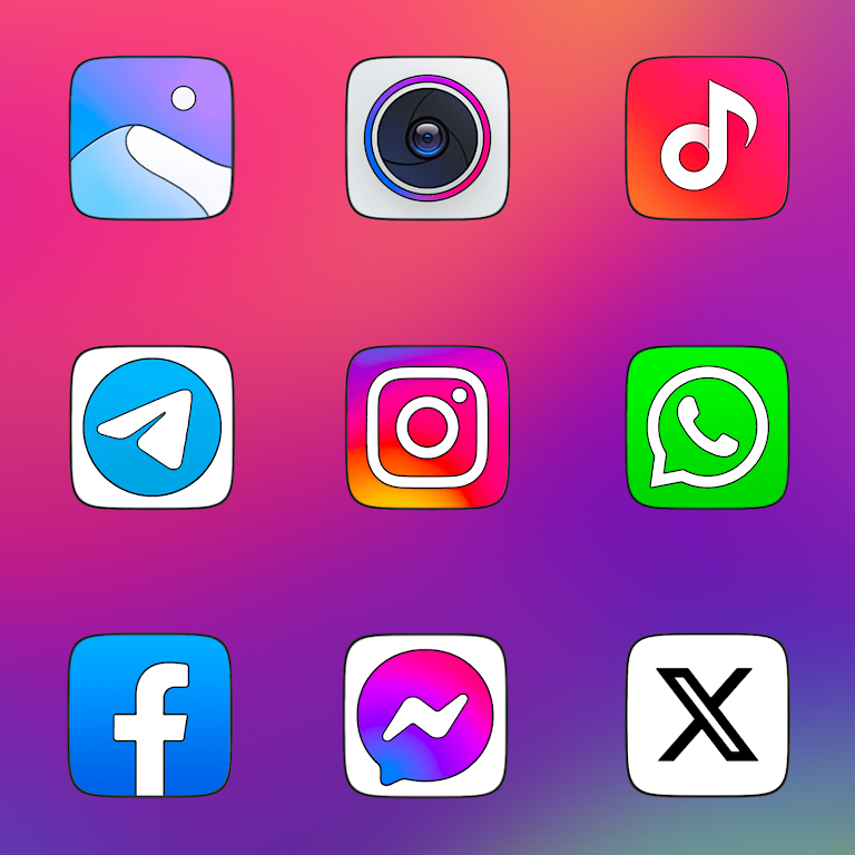 MIUl Carbon Icon Pack Mod Screenshot 3