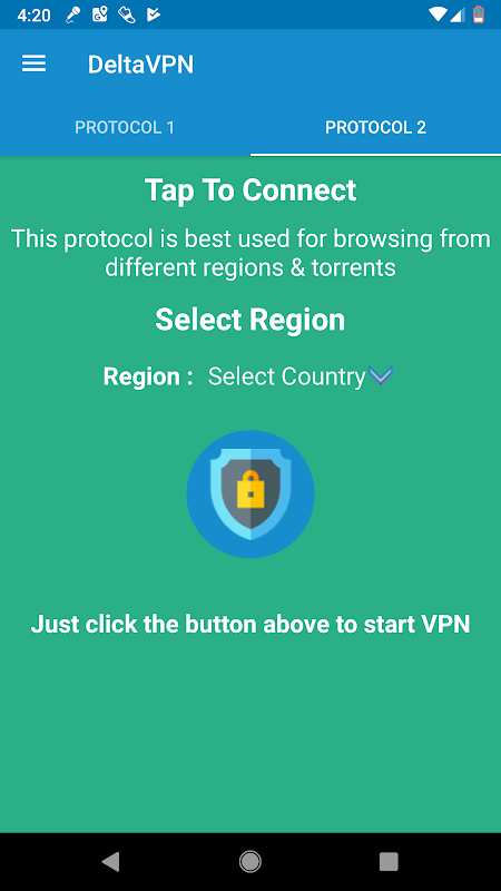 Delta VPN : Secure VPN Proxy : VPN UK, IRAN, USA應用截圖第1張