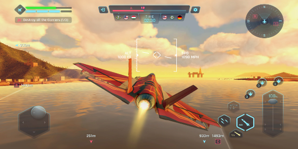 Sky Warriors: Airplane Games应用截图第3张