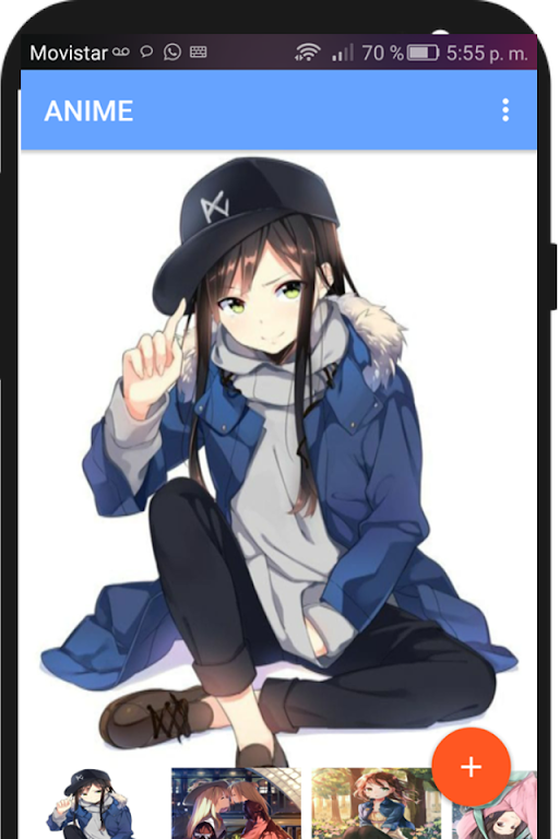 anime images for wallpaper スクリーンショット 1
