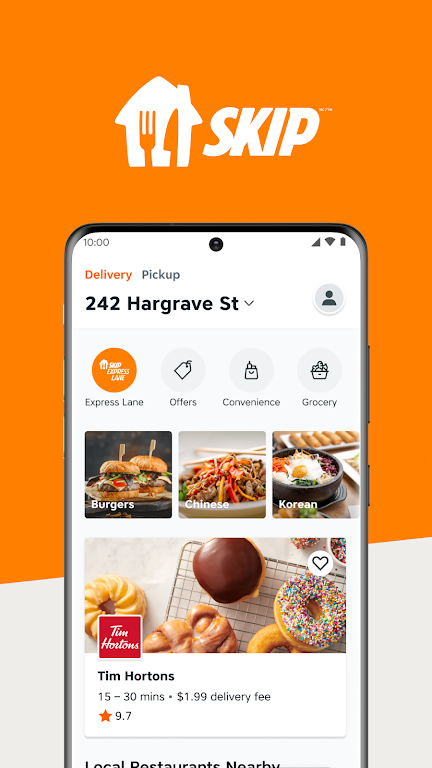SkipTheDishes - Food Delivery Screenshot 1