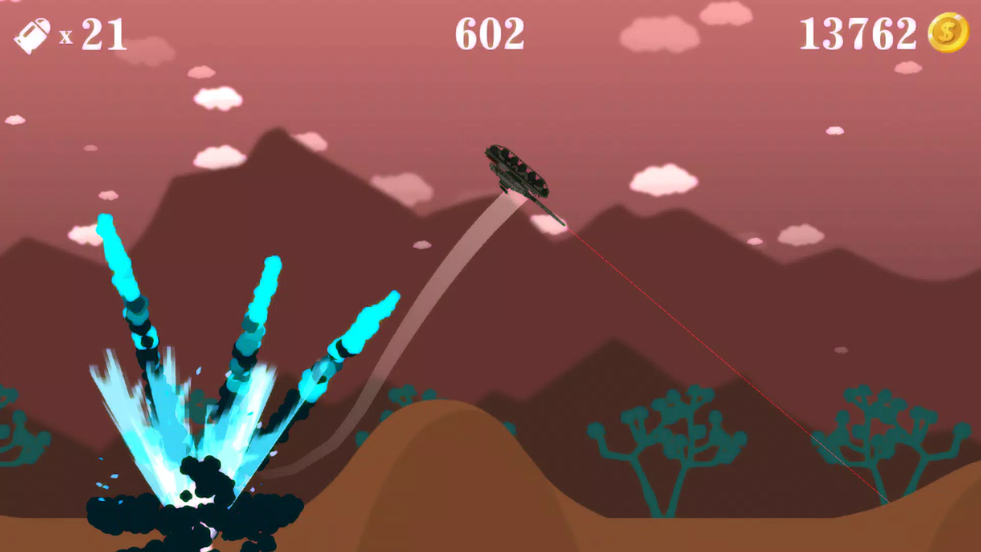 Flip the tank blast shot Captura de pantalla 1
