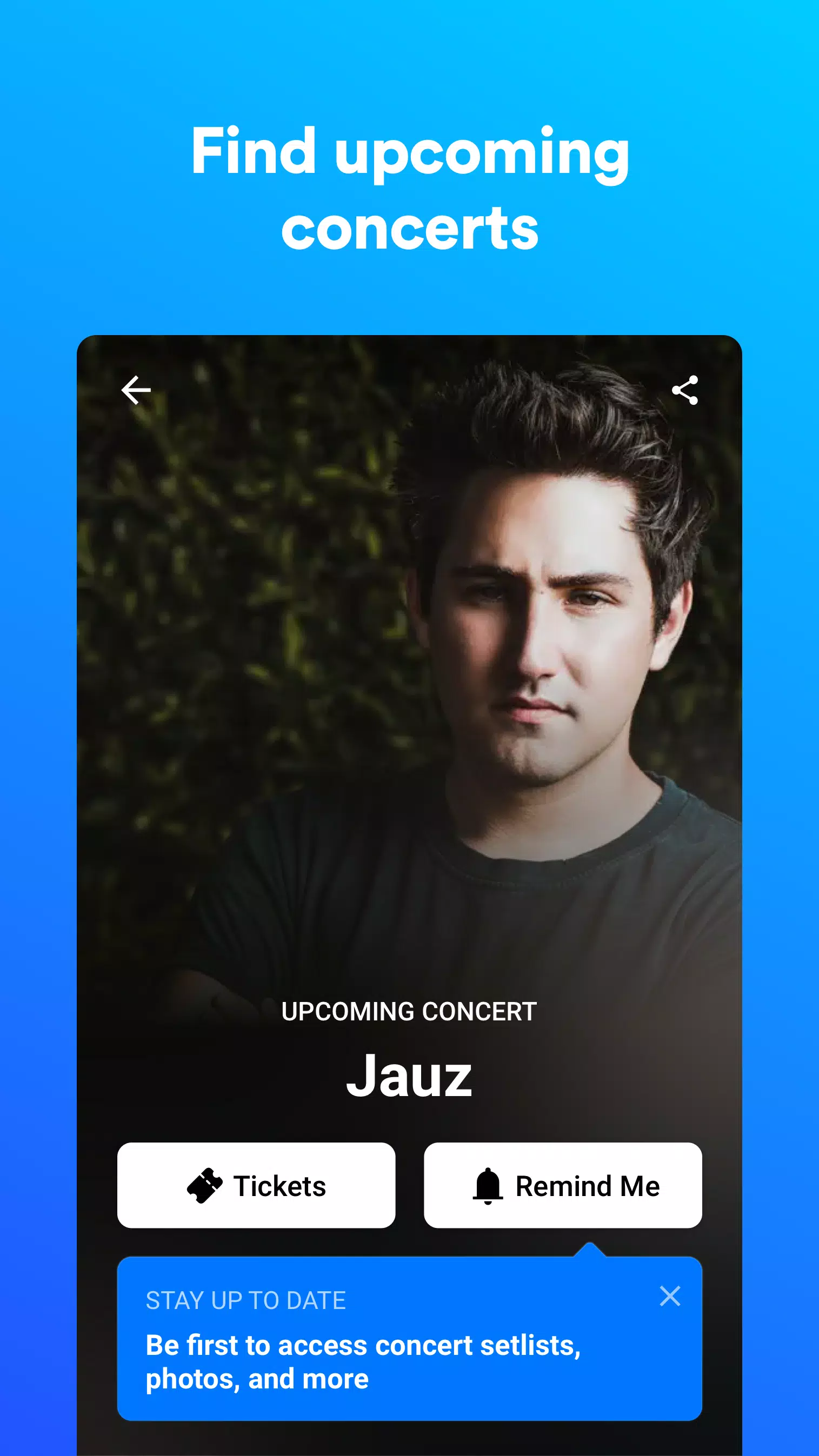 Shazam: música y conciertos Captura de pantalla 4