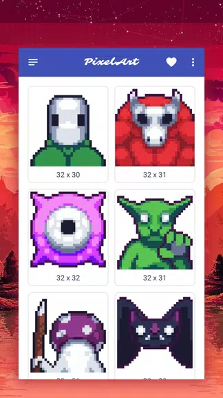 How to draw pixel monsters應用截圖第3張