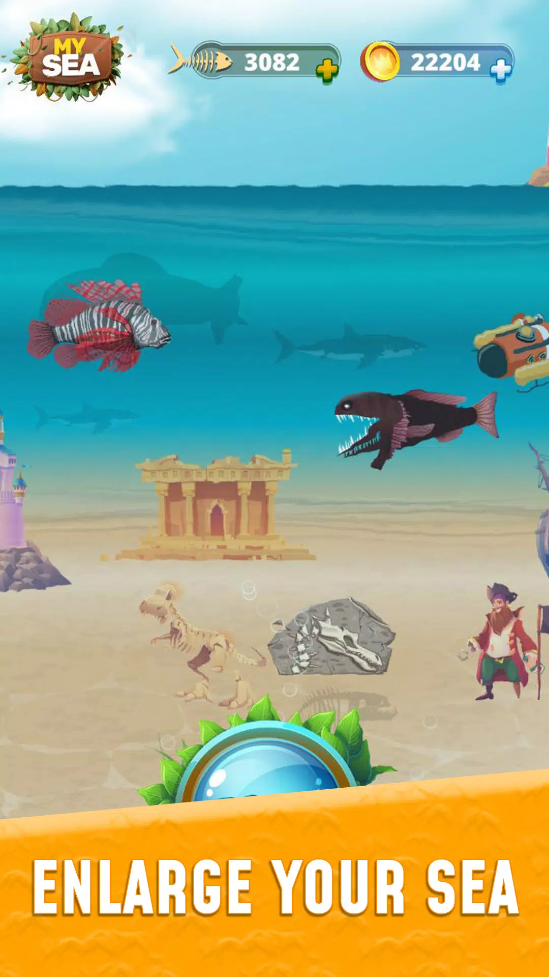 Grow Fish.io : Fish Hunter スクリーンショット 1