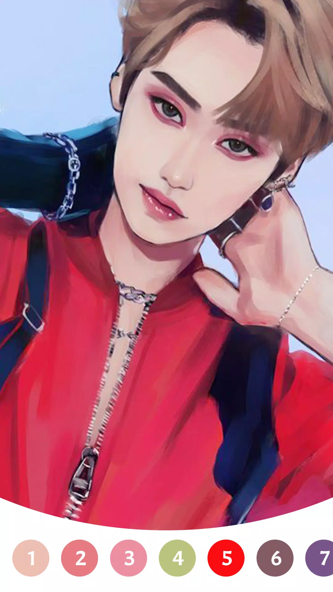 Stray Kids Paint by Number应用截图第3张
