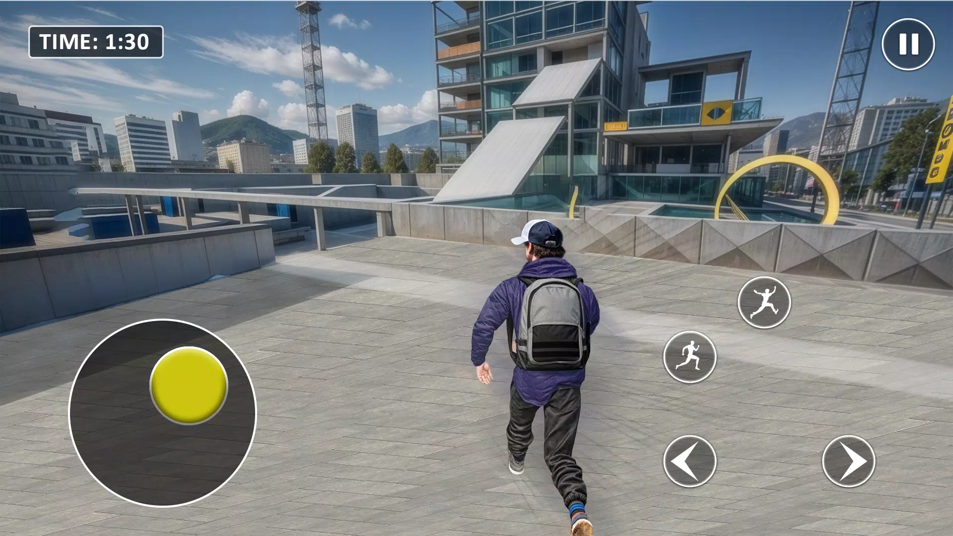 Go Up Rooftop Run Parkour Game應用截圖第4張