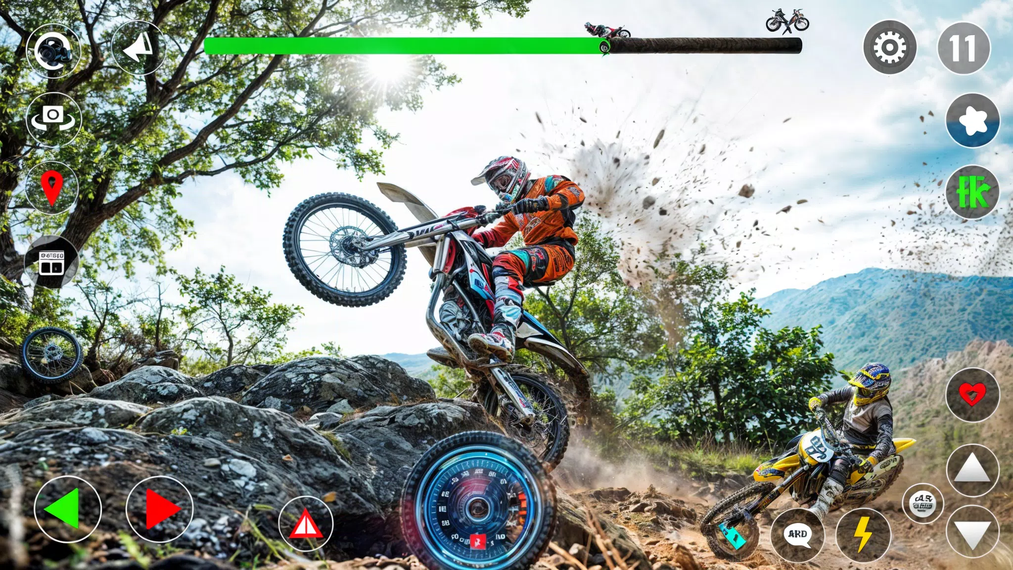Motocross Dirt Bike Racing 3D Captura de tela 2