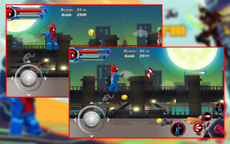 Spider Lego Battle Transform Captura de pantalla 1