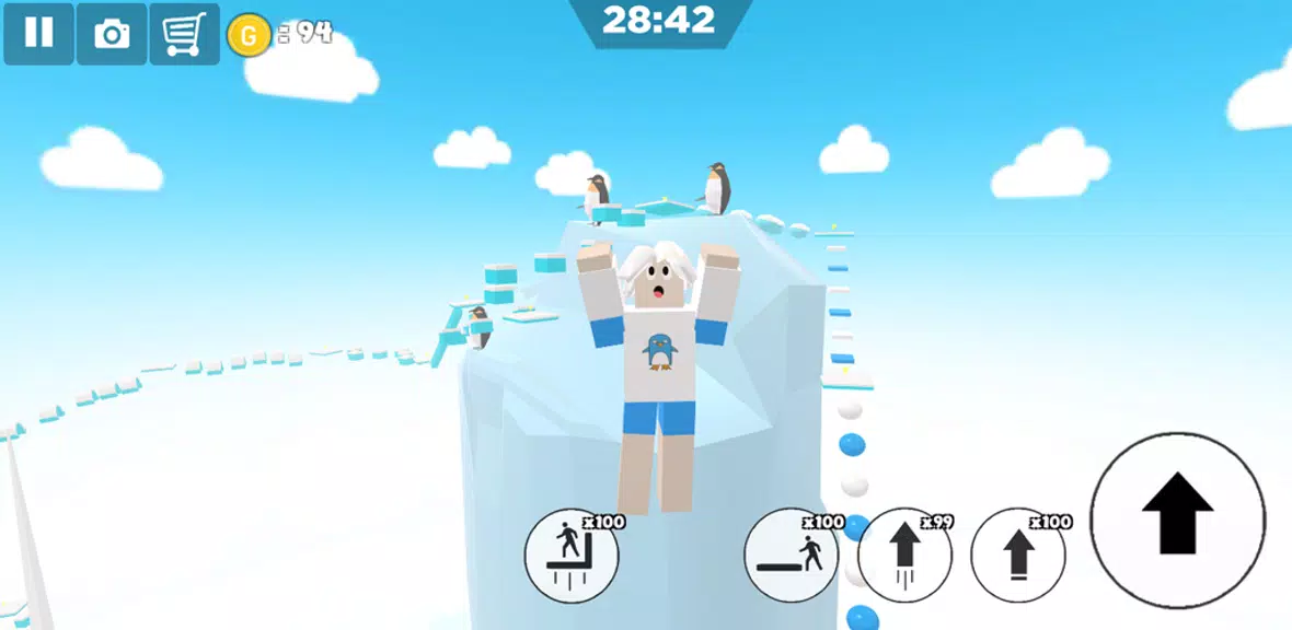 Ice snow island parkour应用截图第1张