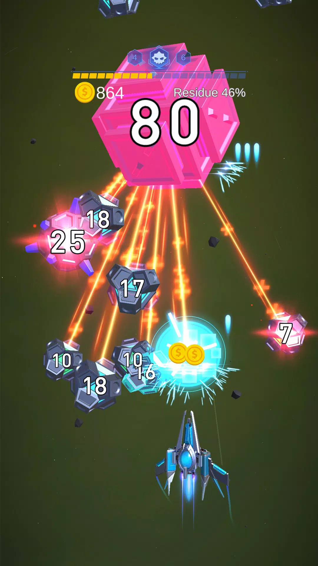 Dust Settle 3D - Galaxy Attack应用截图第3张