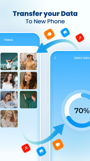 Smartphone All Data Transfer Captura de pantalla 3