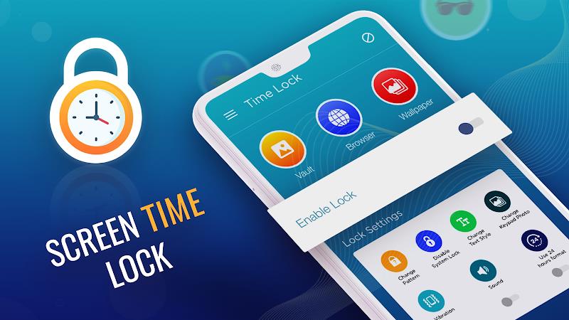 screen locker: time passcode स्क्रीनशॉट 1