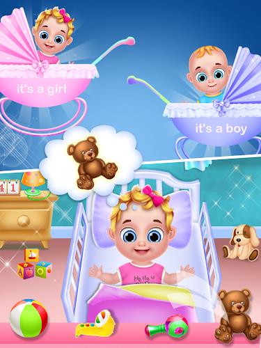 Mom & Newborn Baby Shower Game Screenshot 3