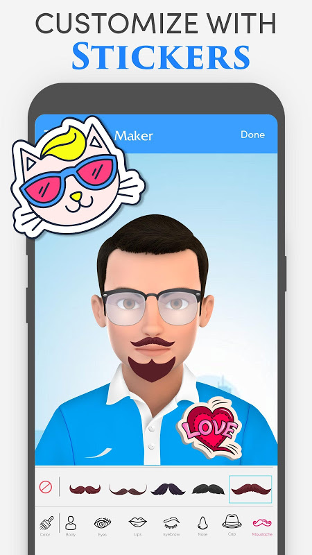 Avatar Maker: Personal Character, Sticker Maker应用截图第2张