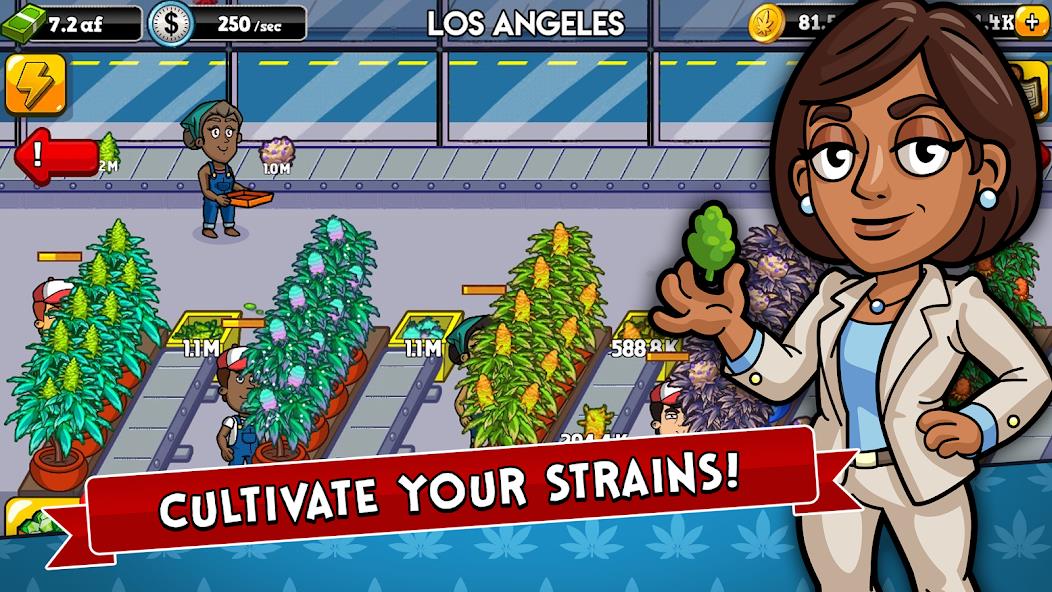 Weed Inc: Idle Tycoon Mod Screenshot 1