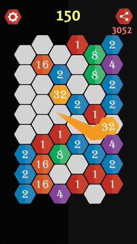 Connect Cells - Hexa Puzzle Скриншот 1