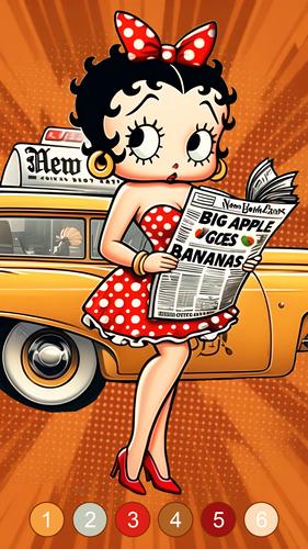 Betty Boop Vintage Coloring應用截圖第3張