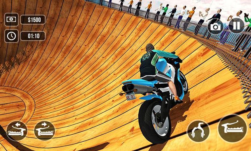 Well of Death Bike Stunts Ride スクリーンショット 2