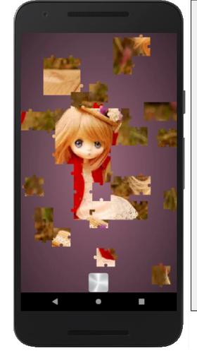 Cute Dolls Jigsaw Slide Puzzle Captura de tela 1