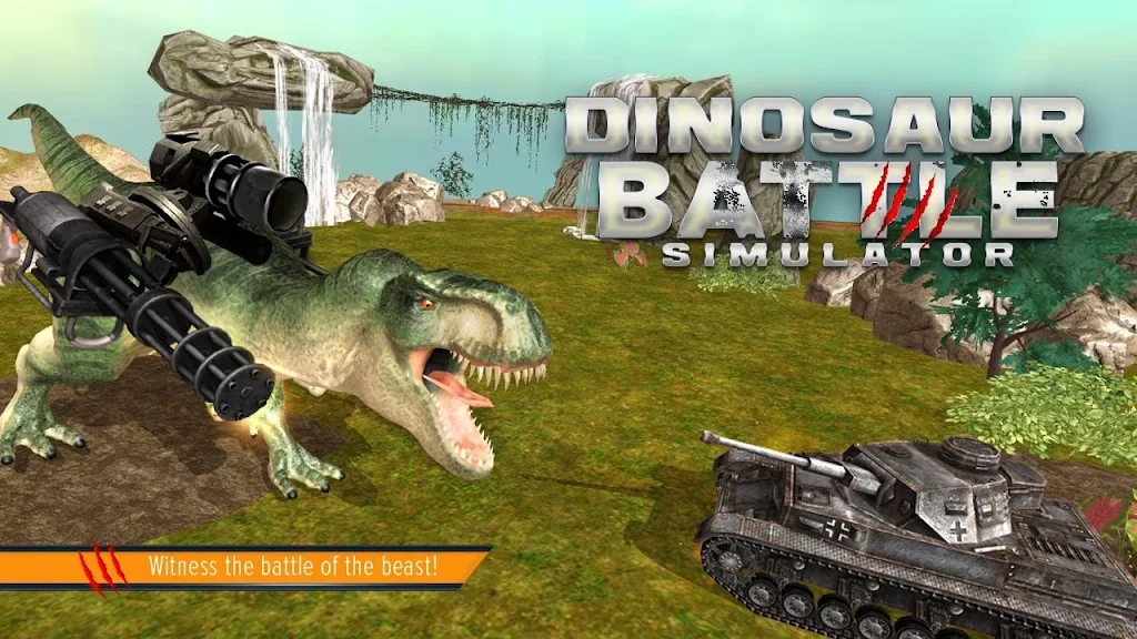 Dinosaur Battle Simulator Captura de pantalla 2
