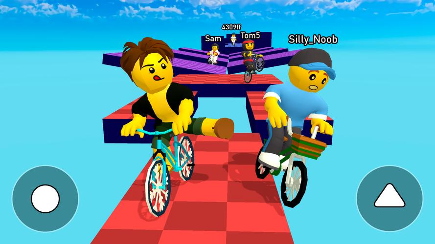 Obby bike: Parkour Adventure Screenshot 4