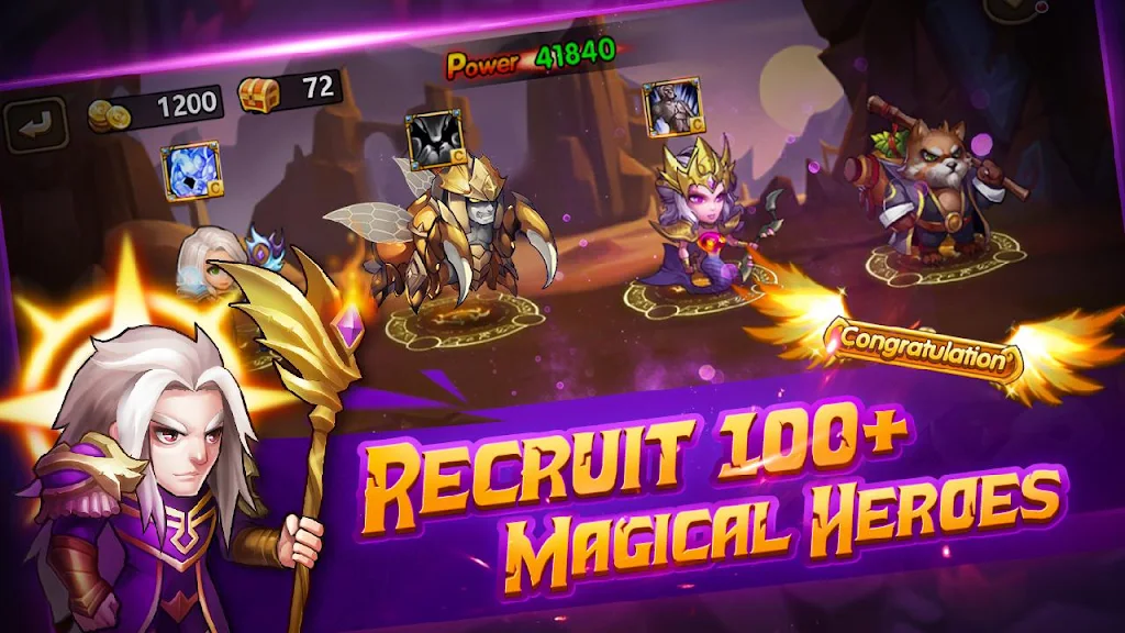 Magic Orcs: Free Battle RPG स्क्रीनशॉट 1