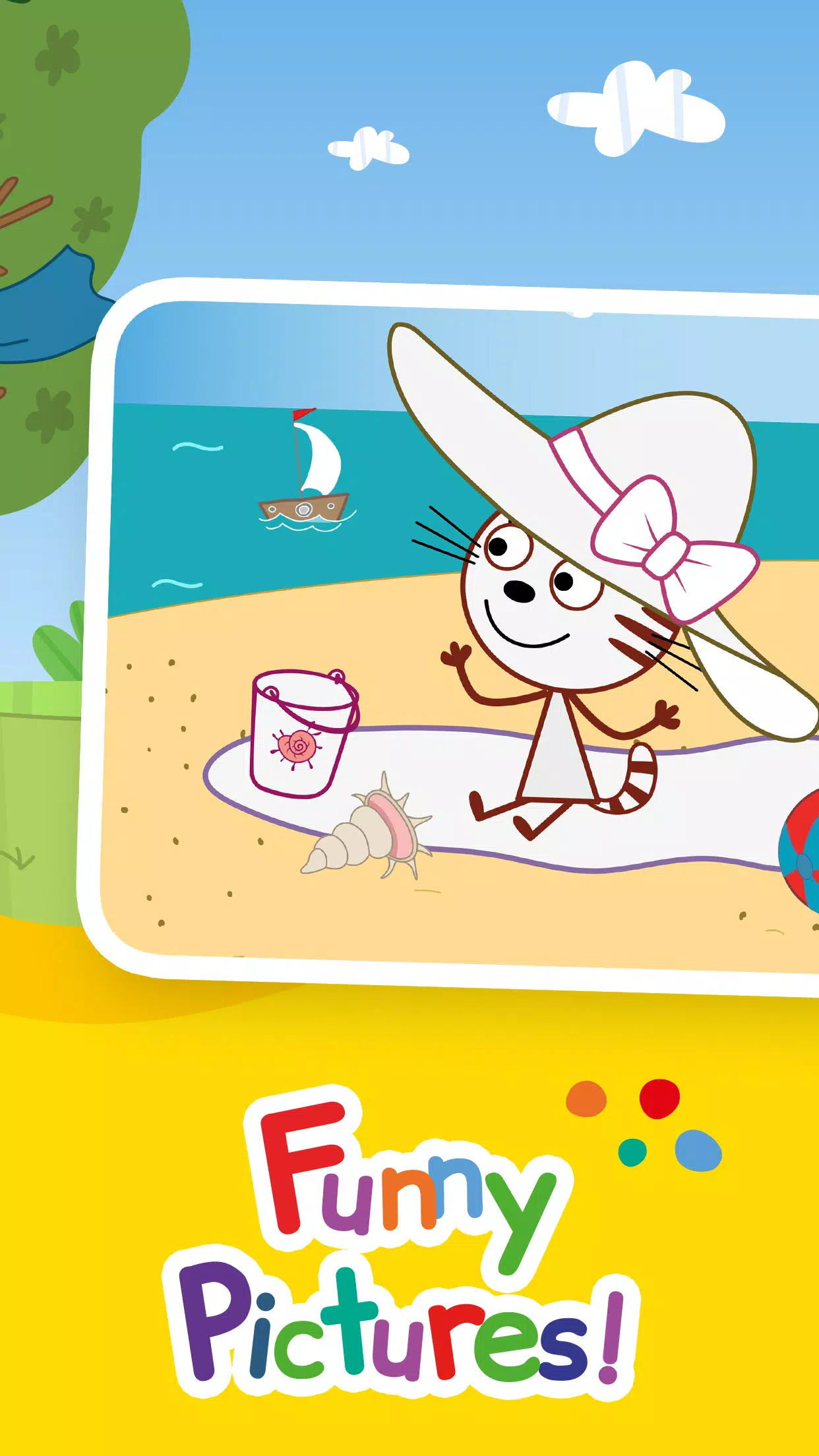 Kid-E-Cats: Draw & Color Games 스크린샷 2