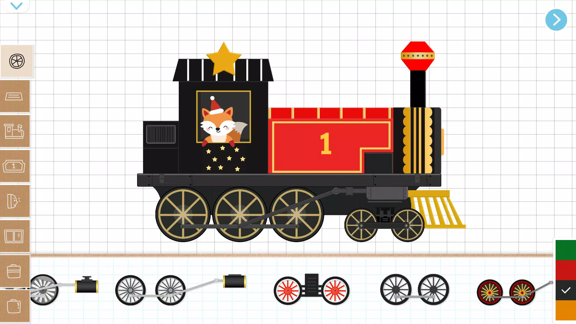 Christmas Train Game For Kids Captura de tela 3
