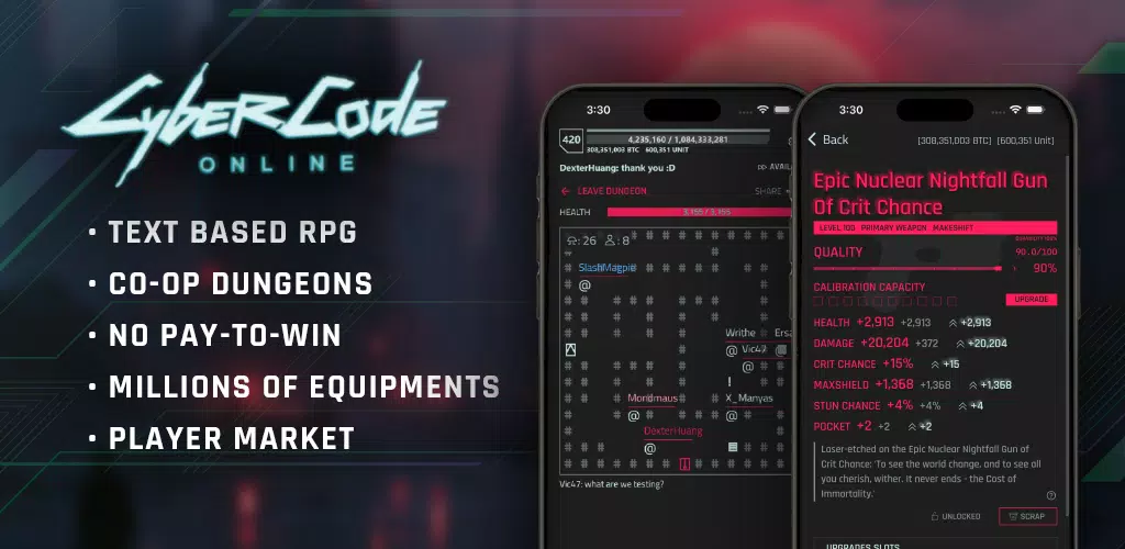 CyberCode Online -Text MMORPG应用截图第1张