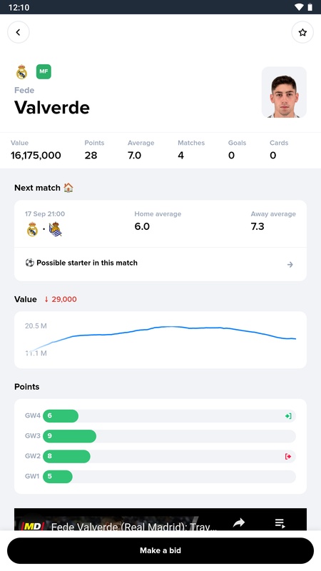 Bemanager: Fantasy Football應用截圖第3張