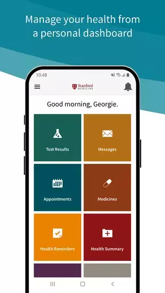 Stanford Health Care MyHealth Capture d’écran 1
