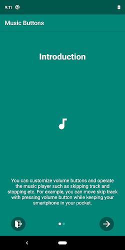 Skip track: volume button skip Captura de pantalla 3