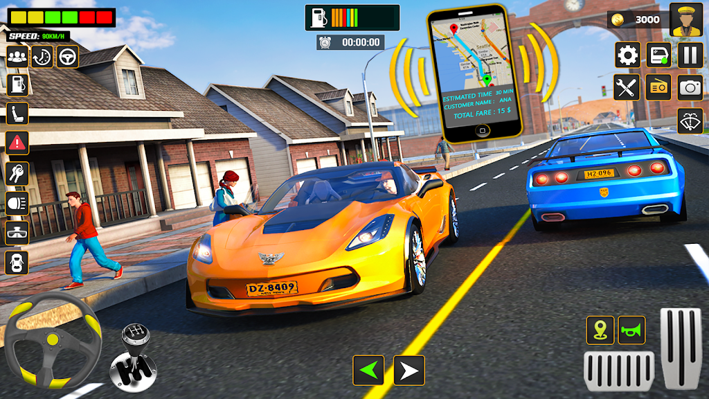 City Cab Driver Car Taxi Games 스크린샷 2