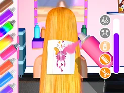 Hair Salon Makeover Girl Games स्क्रीनशॉट 1