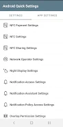 Android Quick Settings Captura de pantalla 4
